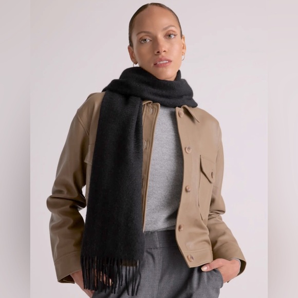 J. Crew Accessories - J Crew Women's Wool Blend Scarf with Fringe- O/S